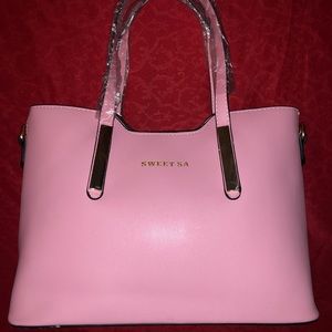 bubblegum pink purse